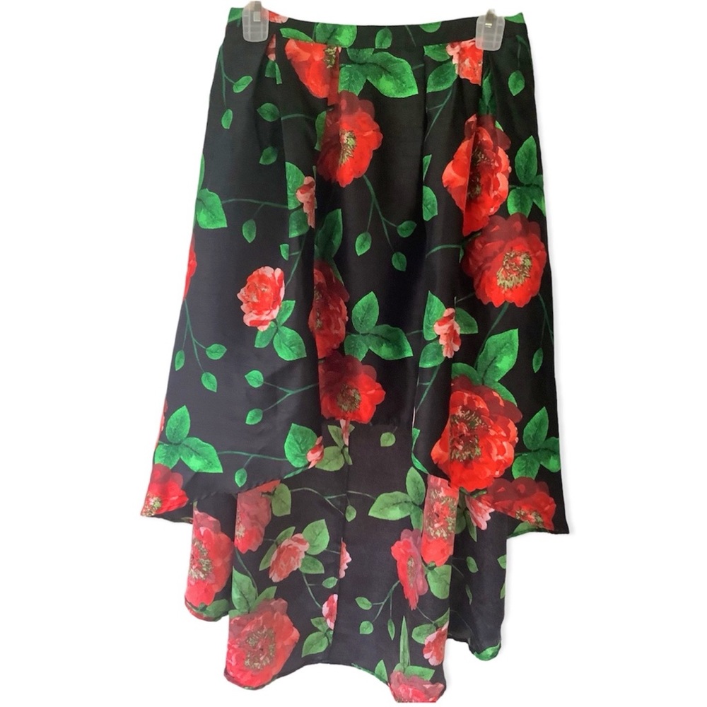 🆕NWT MY MICHELLE Size 11 High Low Floral Skirt
